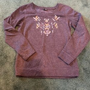 Express Aztec embellished sweatshirt size small